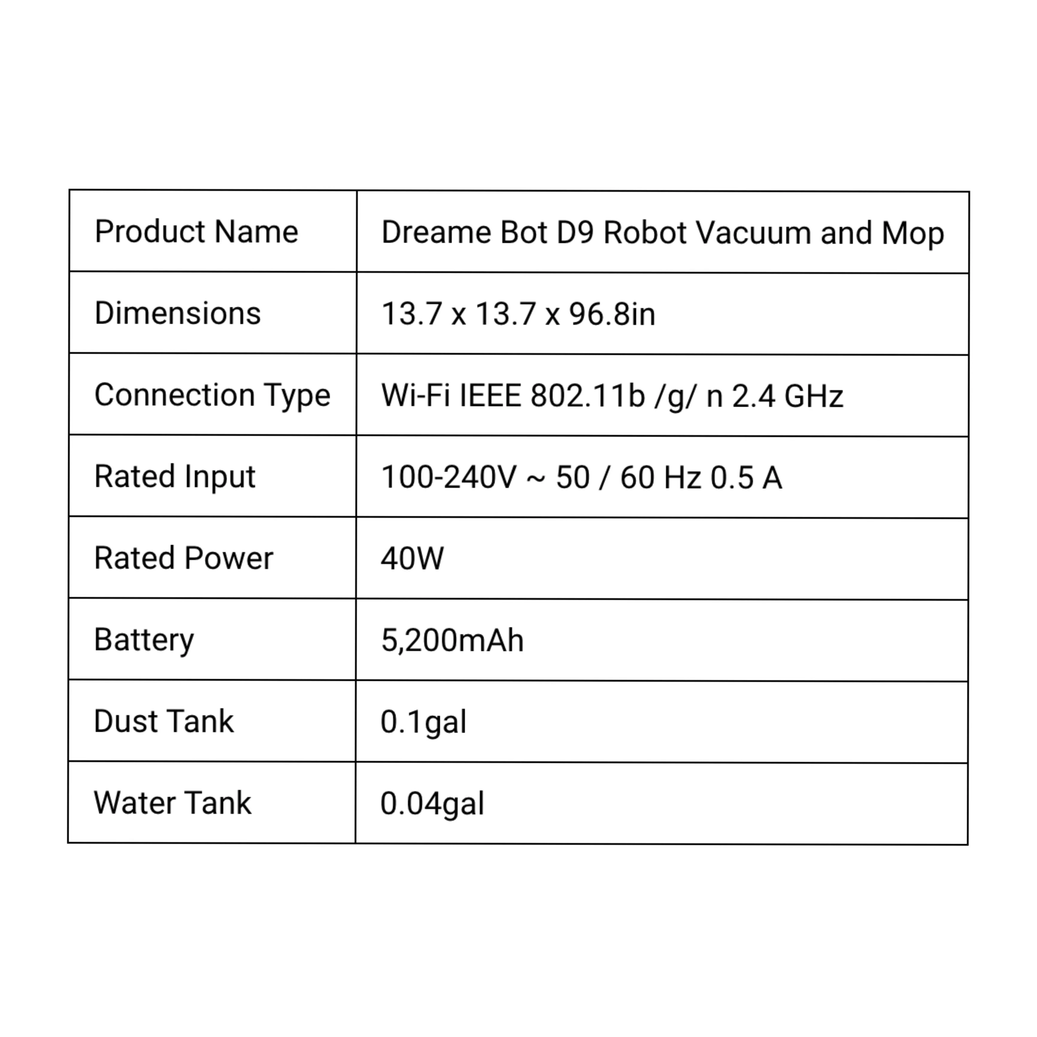 Dreame D9 robot aspirateur  avec fonction d'essuyage - Image 9
