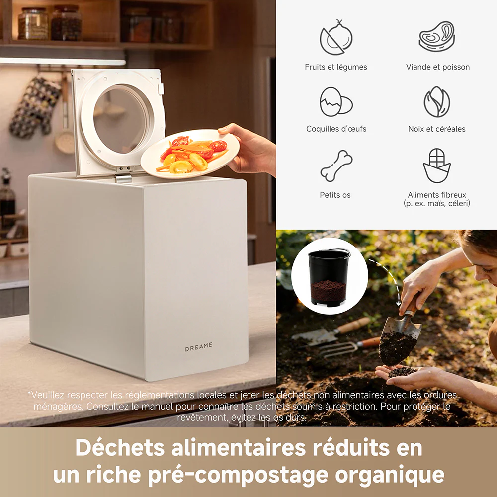 Broyeur de déchets alimentaires Dreame SF25 WiFi - Image 3