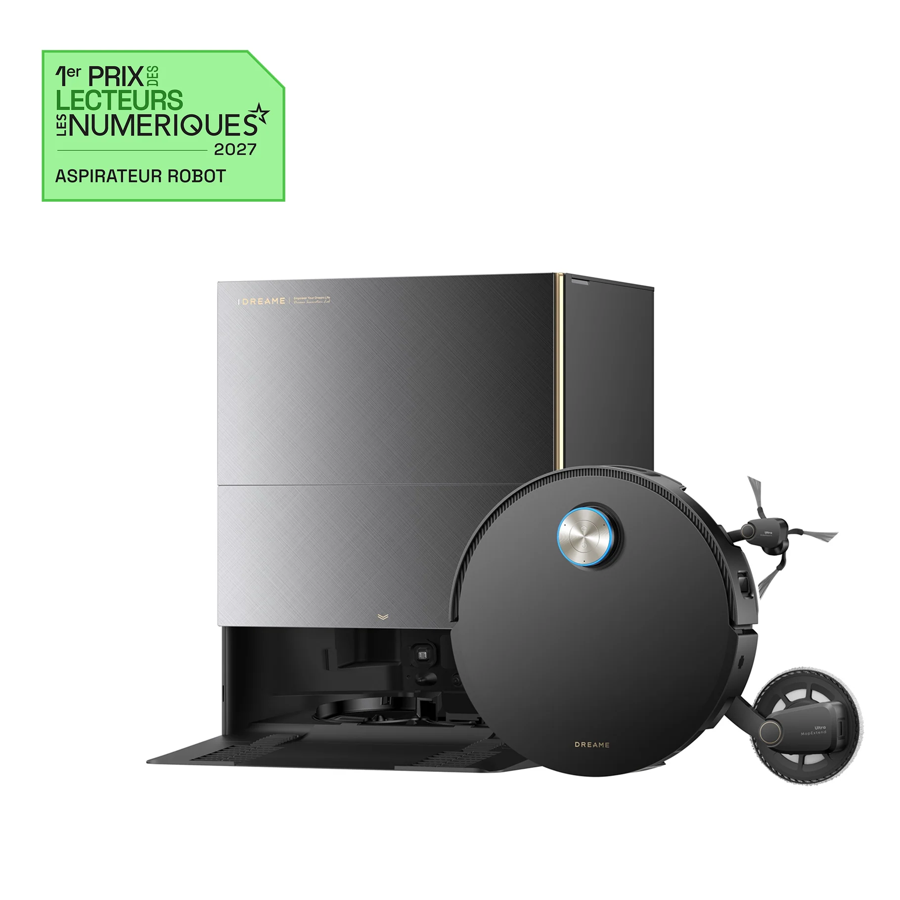 Dreame X60 Pro Ultra Complete Gris Robot Aspirateur Laveur - Image 2