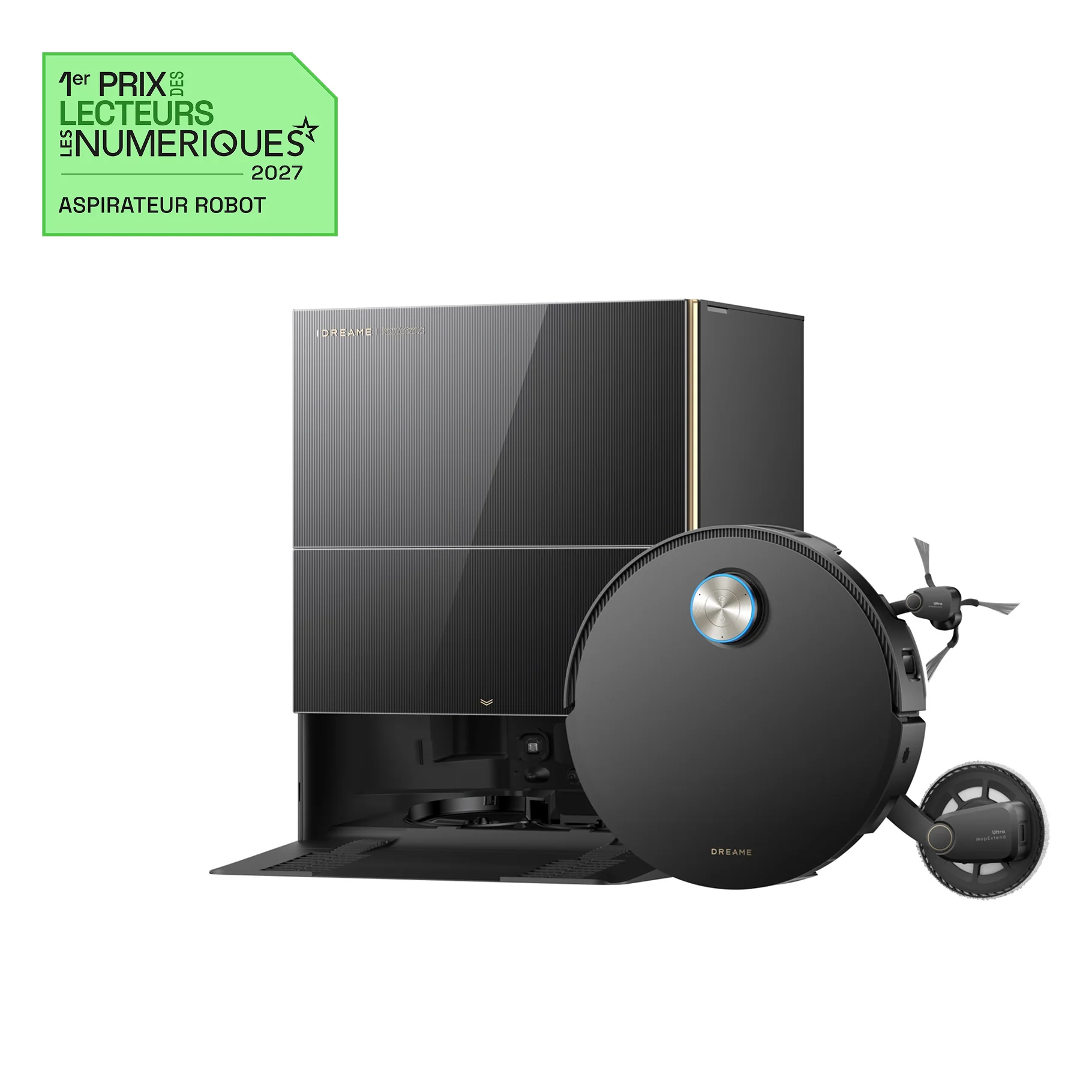Dreame X60 Pro Ultra Complete Noir Robot Aspirateur Laveur - Image 2