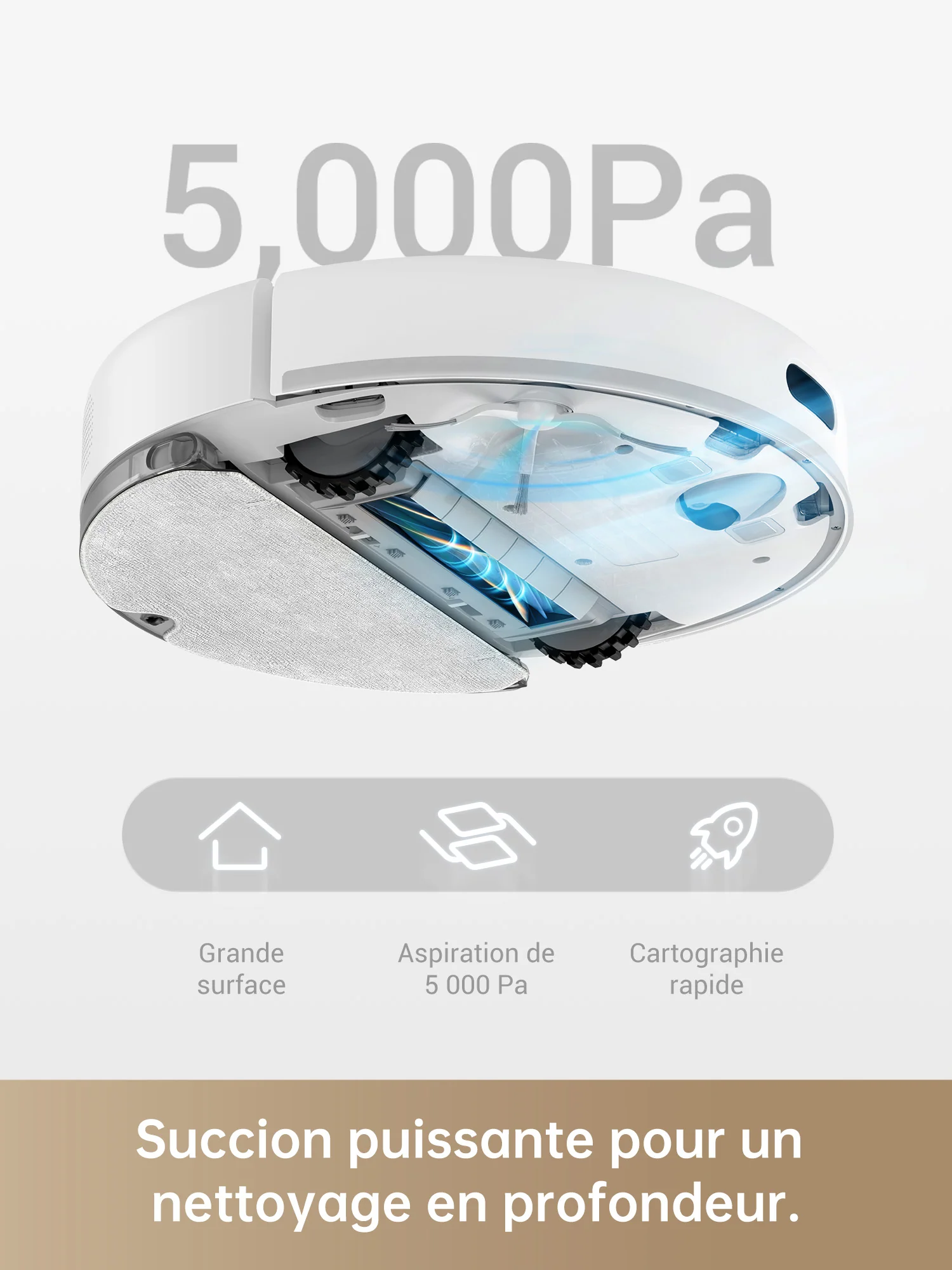 Dreame D10s robot aspirateur avec fonction d'essuyage - Image 6
