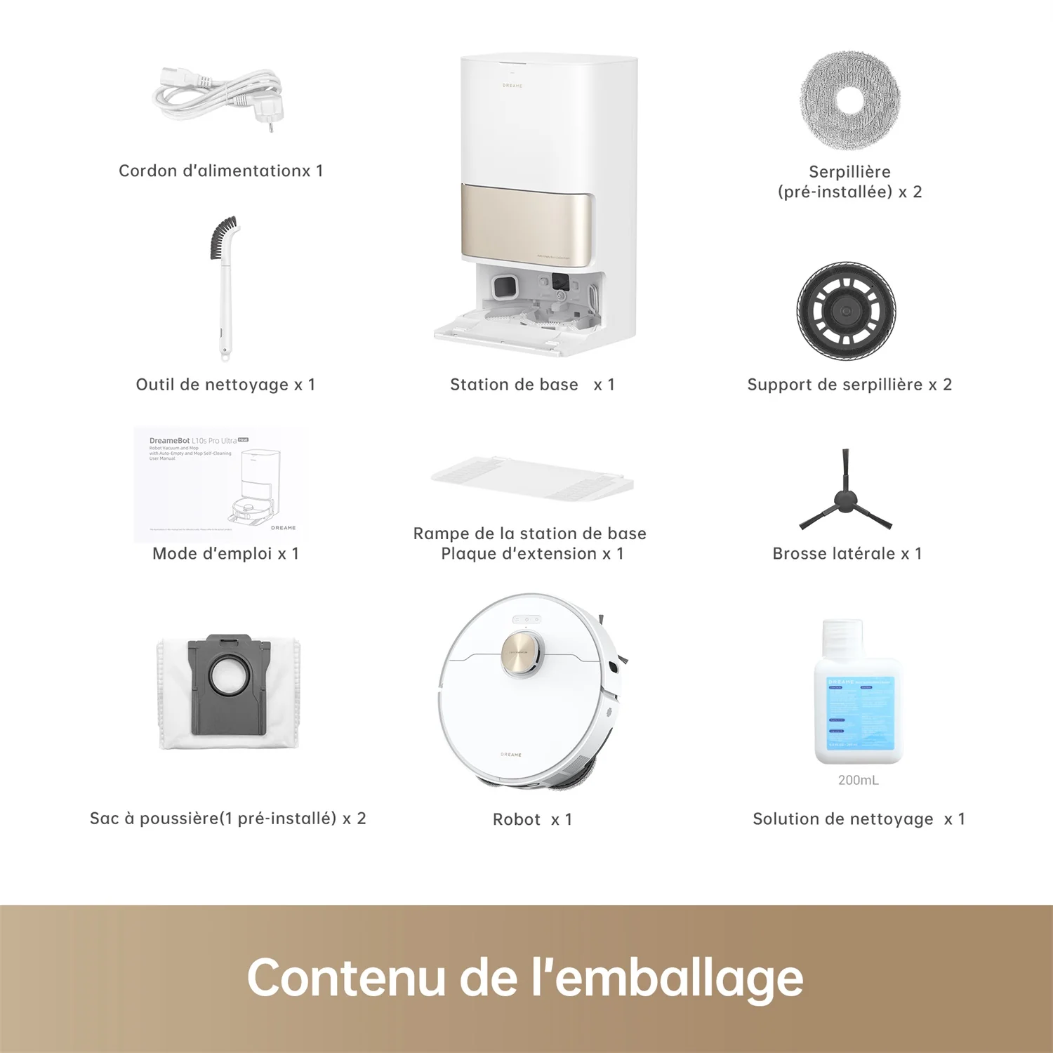 Dreame L10s Pro Ultra Heat Robot Aspirateur Laveur - Image 10