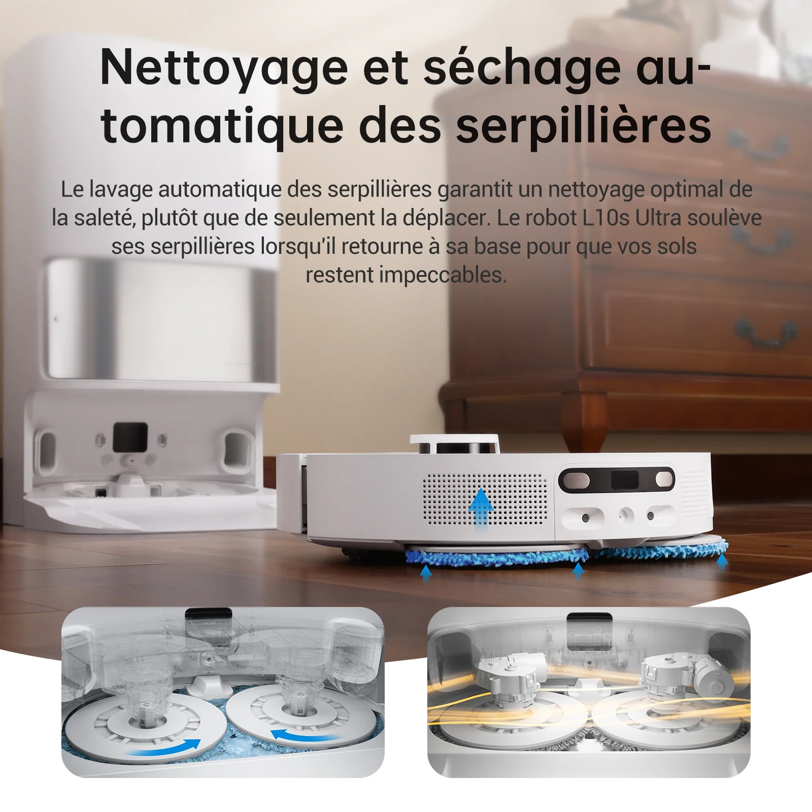 Dreame L10s Ultra Robot Aspirateur Laveur - Image 6