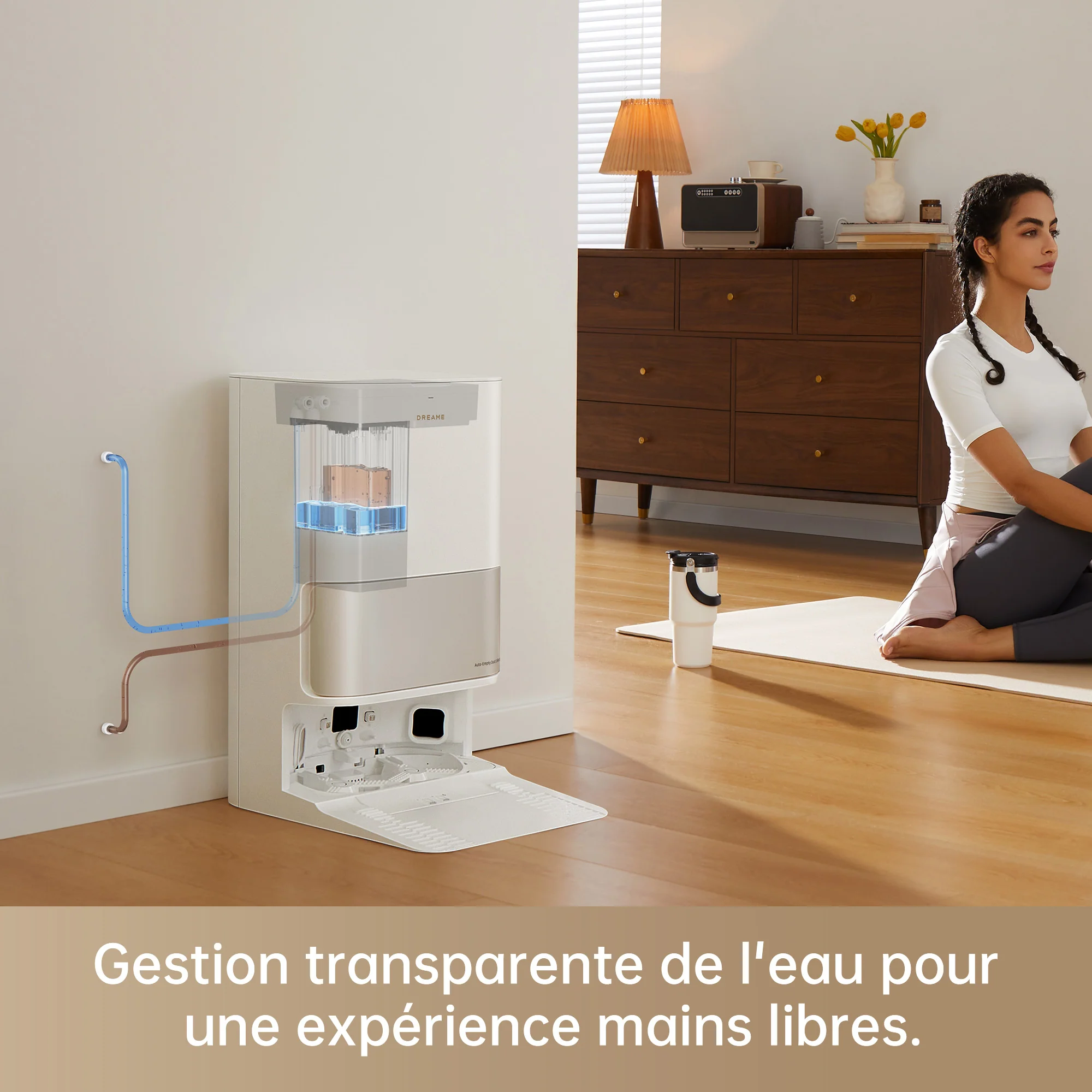 L10sProUltra/X30Ultra/X40UltraComplete/L40Ultra/L10sUltraGen2/X50UltraComplete/L50ProUltra/L40sProUltra/L40UltraAE/L50sProUltra/L50UltraAE Kit de raccordement d'eau pour remplissage et vidange automatiques - Image 3