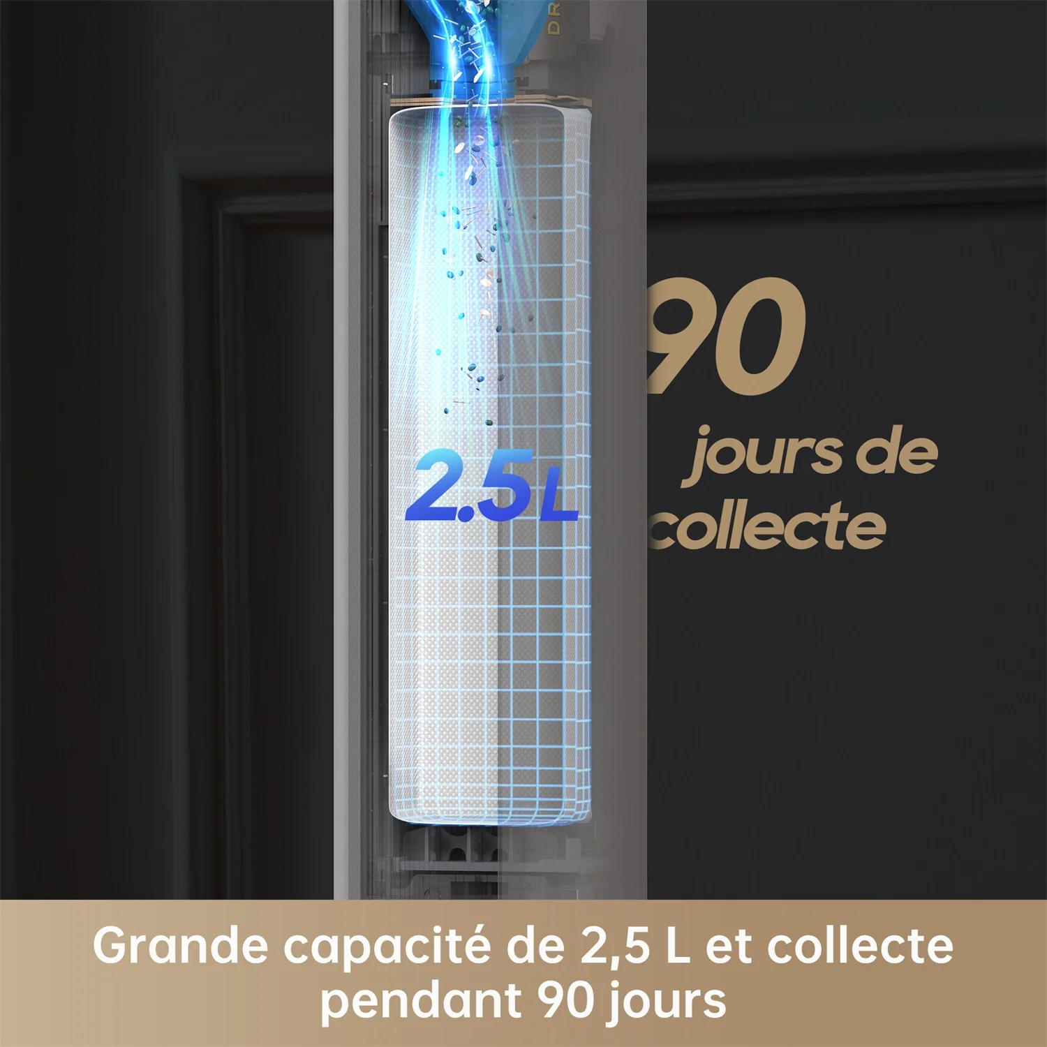 Dreame Z10 Station Aspirateur Balai sans fil avec Base - Image 4
